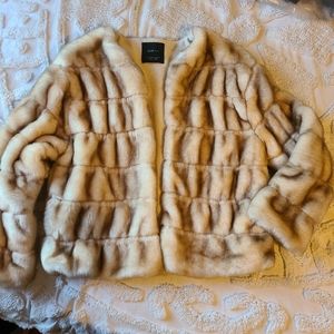 Faux Fur short jacket, Zara Small